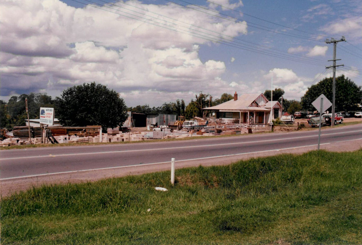 Martins Building & Landscape Supplies yard in Dural seen from the road