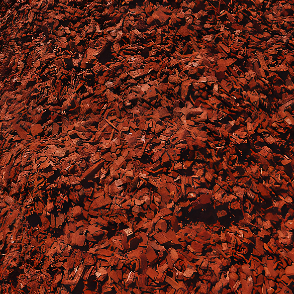 Red Pine Chip Mulch – Decorative Coloured Mulch